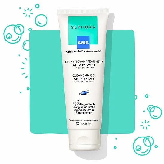 SEPHORA COLLECTION Clean Skin Gel Cleanser With Prebiotics 4 SEPHORA COLLECTION Clean Skin Gel Cleanser With Prebiotics - Image 2