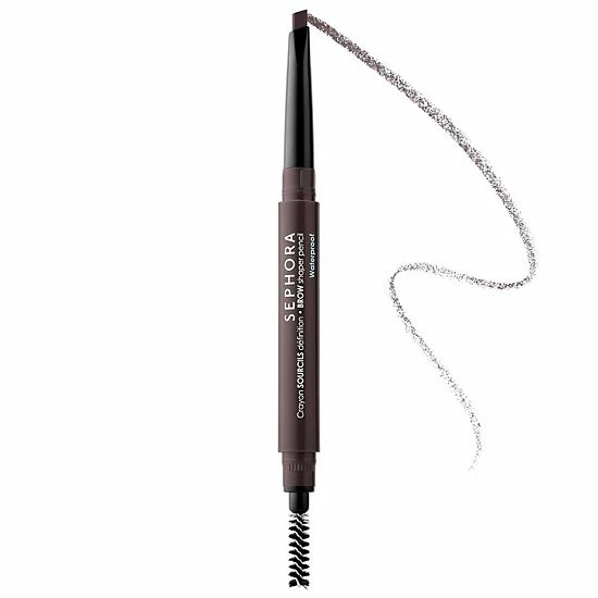 SEPHORA COLLECTION Brow Shaper Pencil - Waterproof Midnight Brown 3 SEPHORA COLLECTION Brow Shaper Pencil - Waterproof Midnight Brown