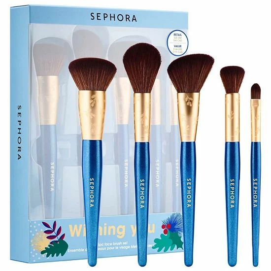 SEPHORA COLLECTION Wishing You Face Brush Set 3 SEPHORA COLLECTION Wishing You Face Brush Set
