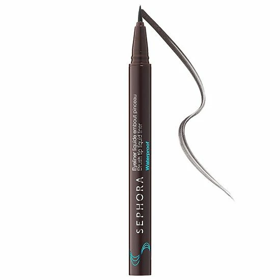 SEPHORA COLLECTION Hot Line Brush Tip Waterproof Liquid Eyeliner Brown 4 SEPHORA COLLECTION Hot Line Brush Tip Waterproof Liquid Eyeliner Brown - Image 2