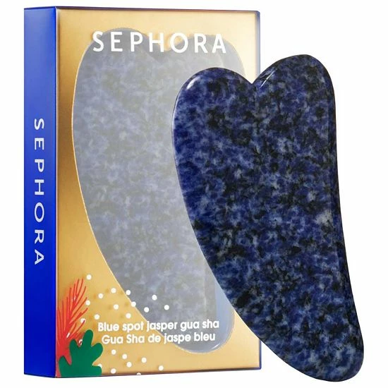 SEPHORA COLLECTION Blue Spot Jasper Gua Sha 3 SEPHORA COLLECTION Blue Spot Jasper Gua Sha