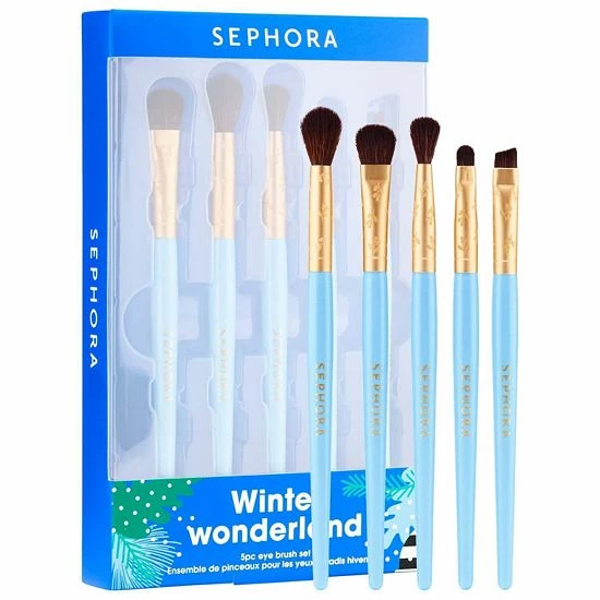 SEPHORA COLLECTION Winter Wonderland Eye Brush Set 3 SEPHORA COLLECTION Winter Wonderland Eye Brush Set
